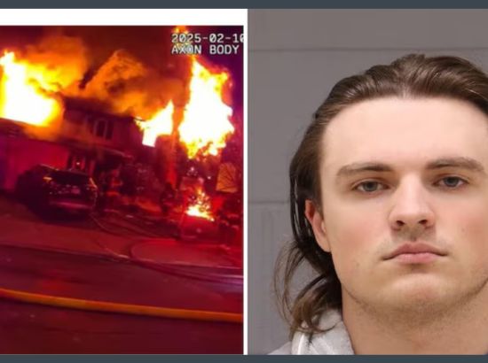 The accused who set fire to the house of the girlfriend’s first lover, was caught