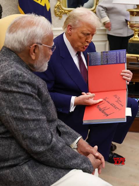 President Donald Trump’s present to Narendra Modi…