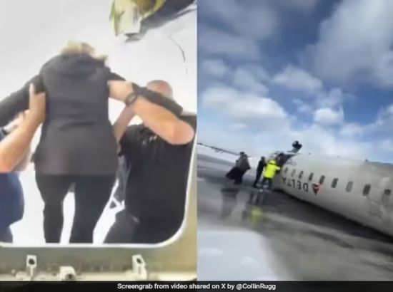 Delta Plane Crash-Lands in Canada: Passengers Film Dramatic Rescue (Video)