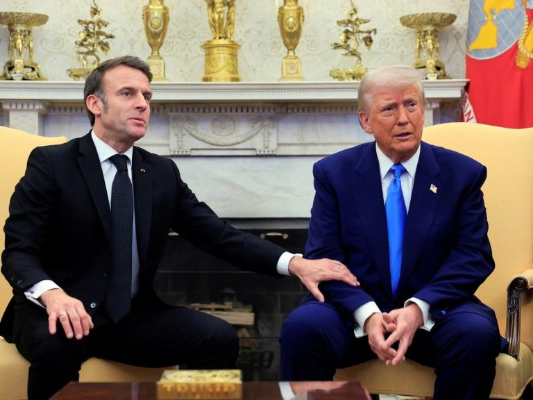 Macron interrupted Donald Trump, did a fact check on Ukraine (Video)