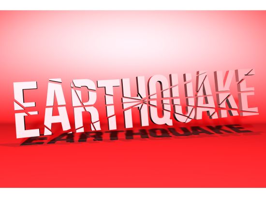 Earth shook due to strong earthquake tremors